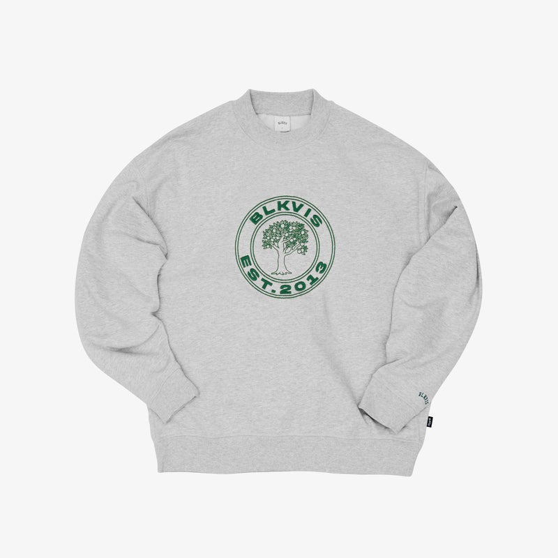 SOURCE CREWNECK - HEATHER GREY