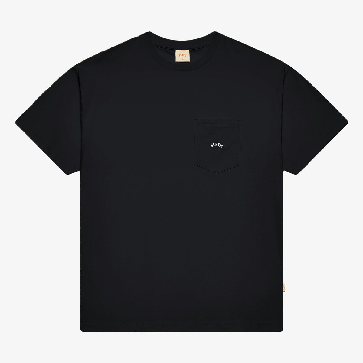 BLKVIS LOGO POCKET TEE - BLACK