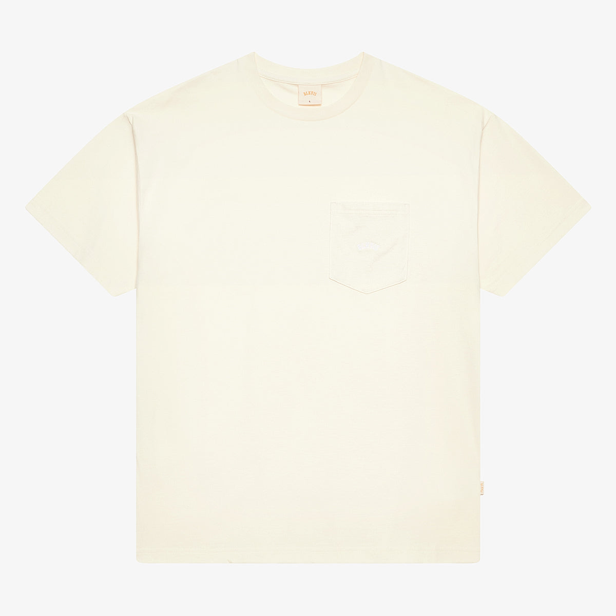 BLKVIS LOGO POCKET TEE - WHITE