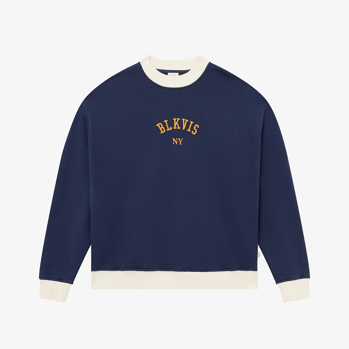 BLKVIS NY CREWNECK - PEACOAT