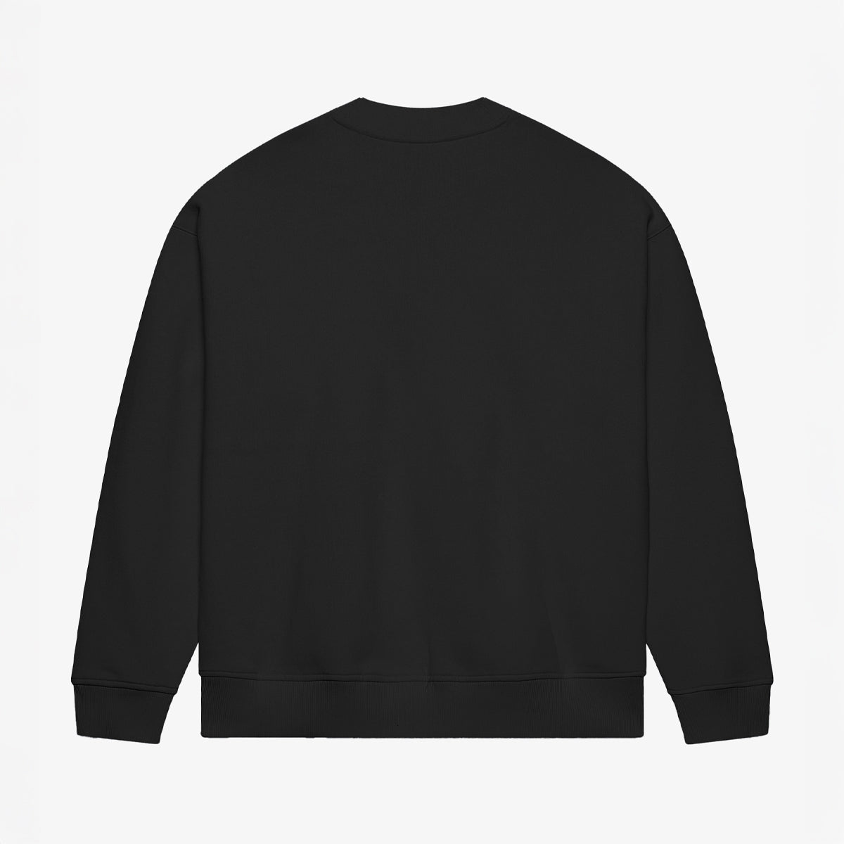 BLKVIS LOGO POCKET CREWNECK - BLACK