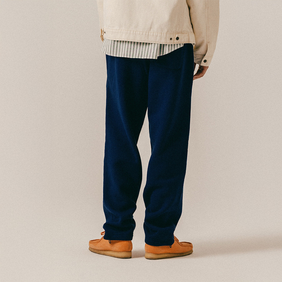 LOGO SWEATPANTS - PEACOAT