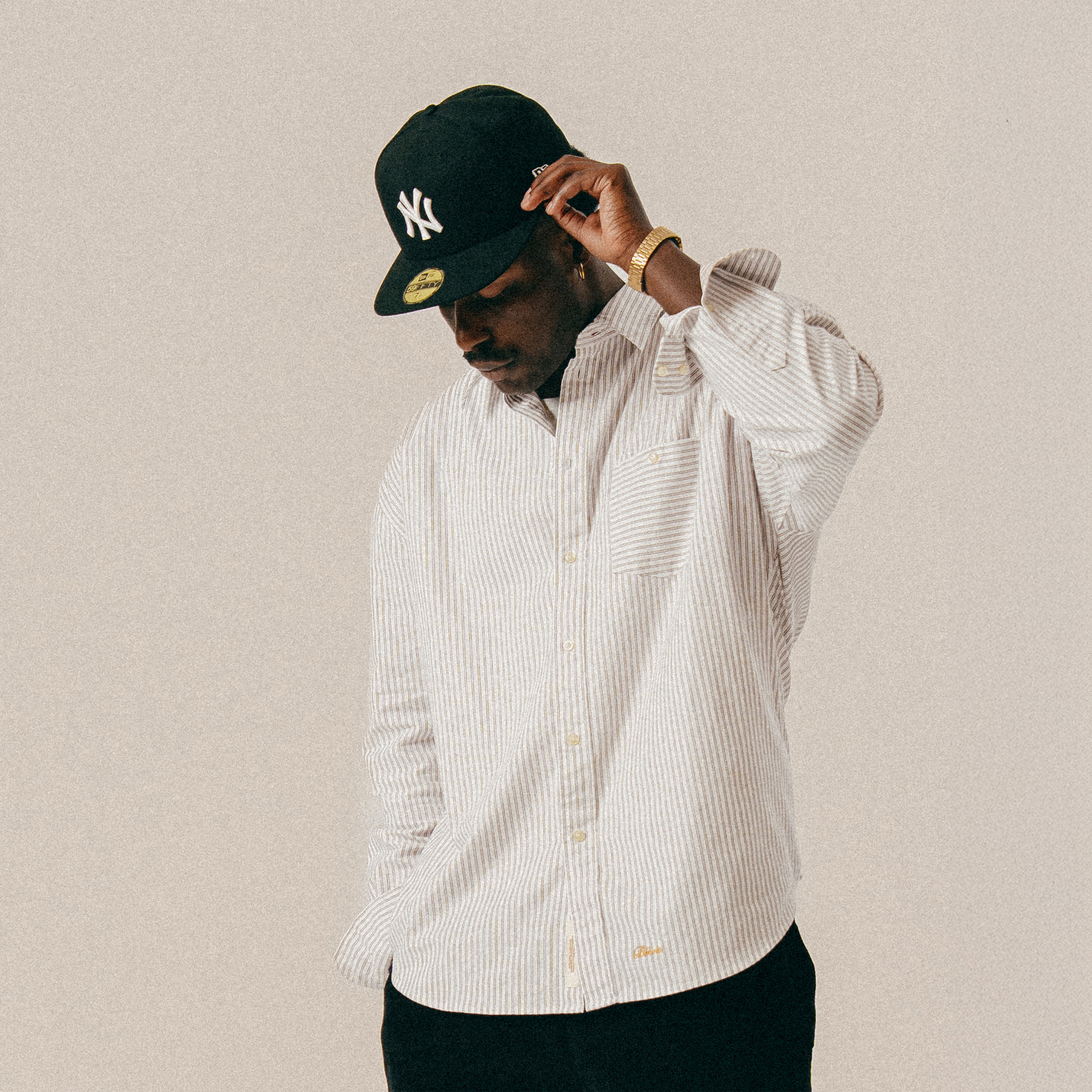 BLKVIS SCRIPT SHIRT - WHITE