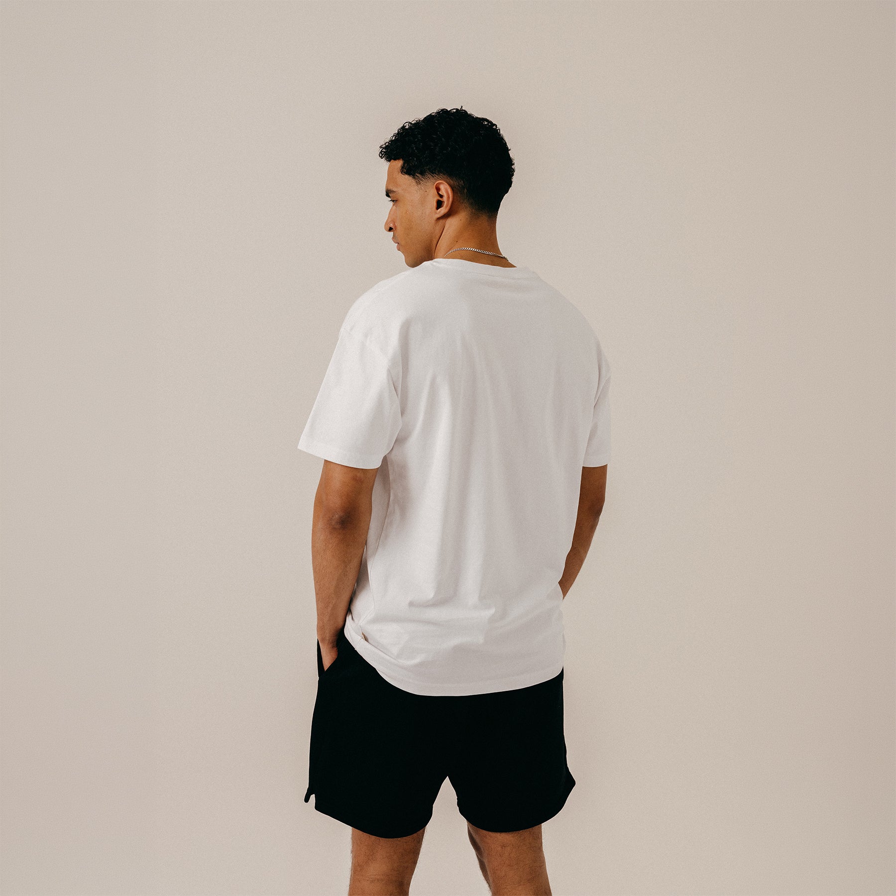 SCRIPT TEE - WHITE