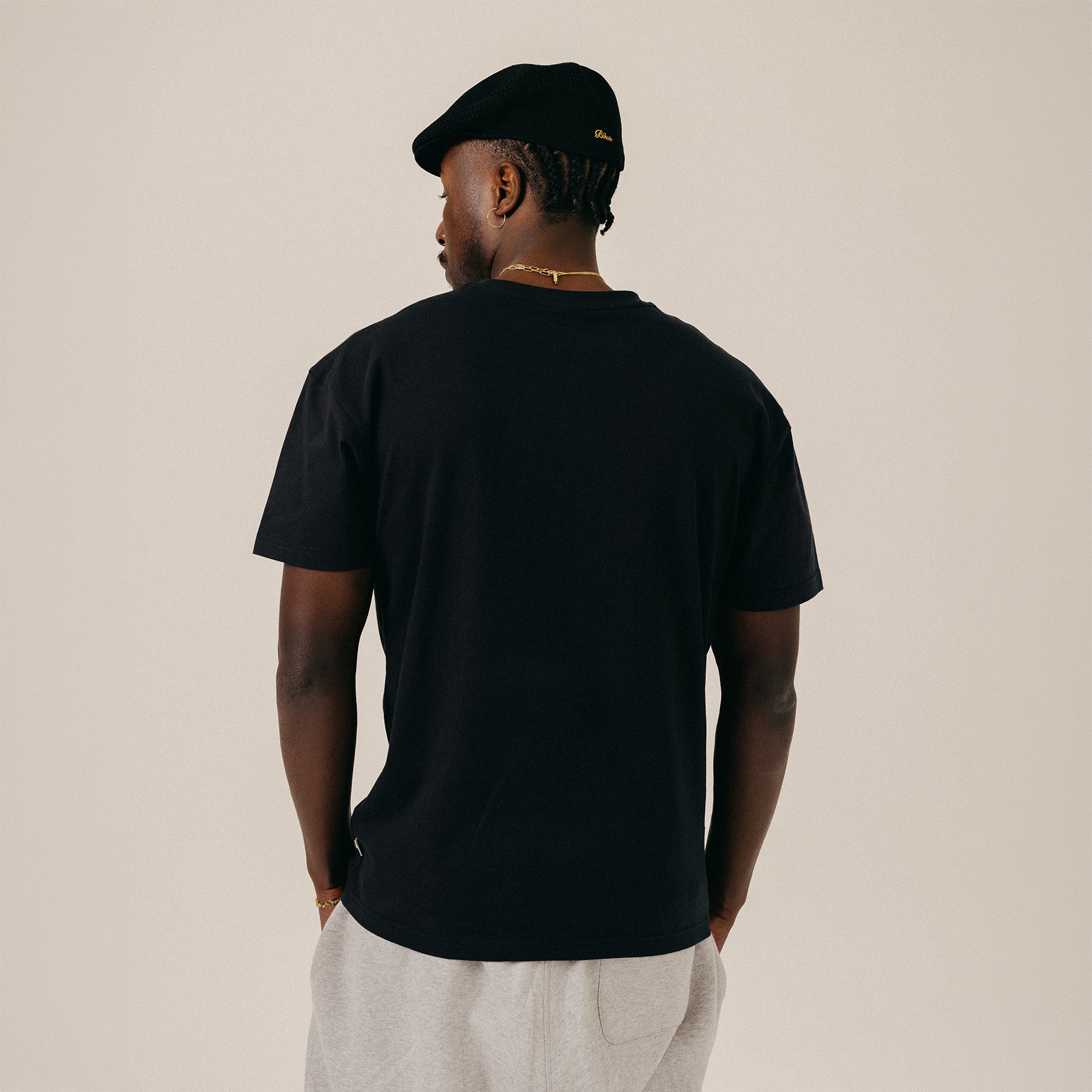 FLOWER TEE - BLACK