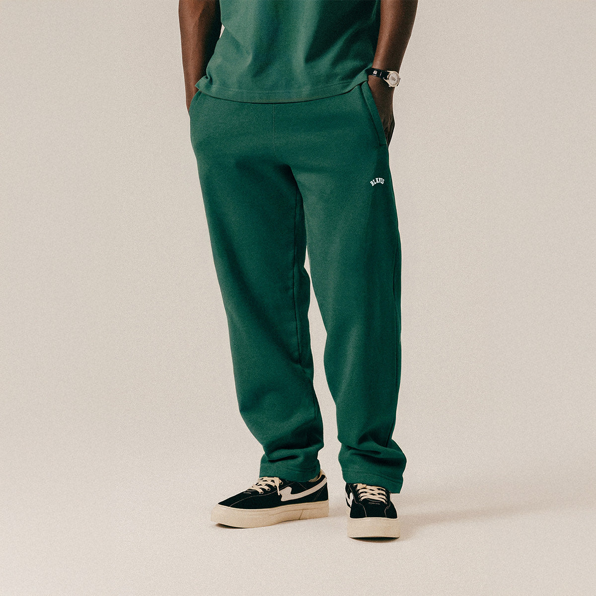 LOGO SWEATPANTS - HUNTER GREEN