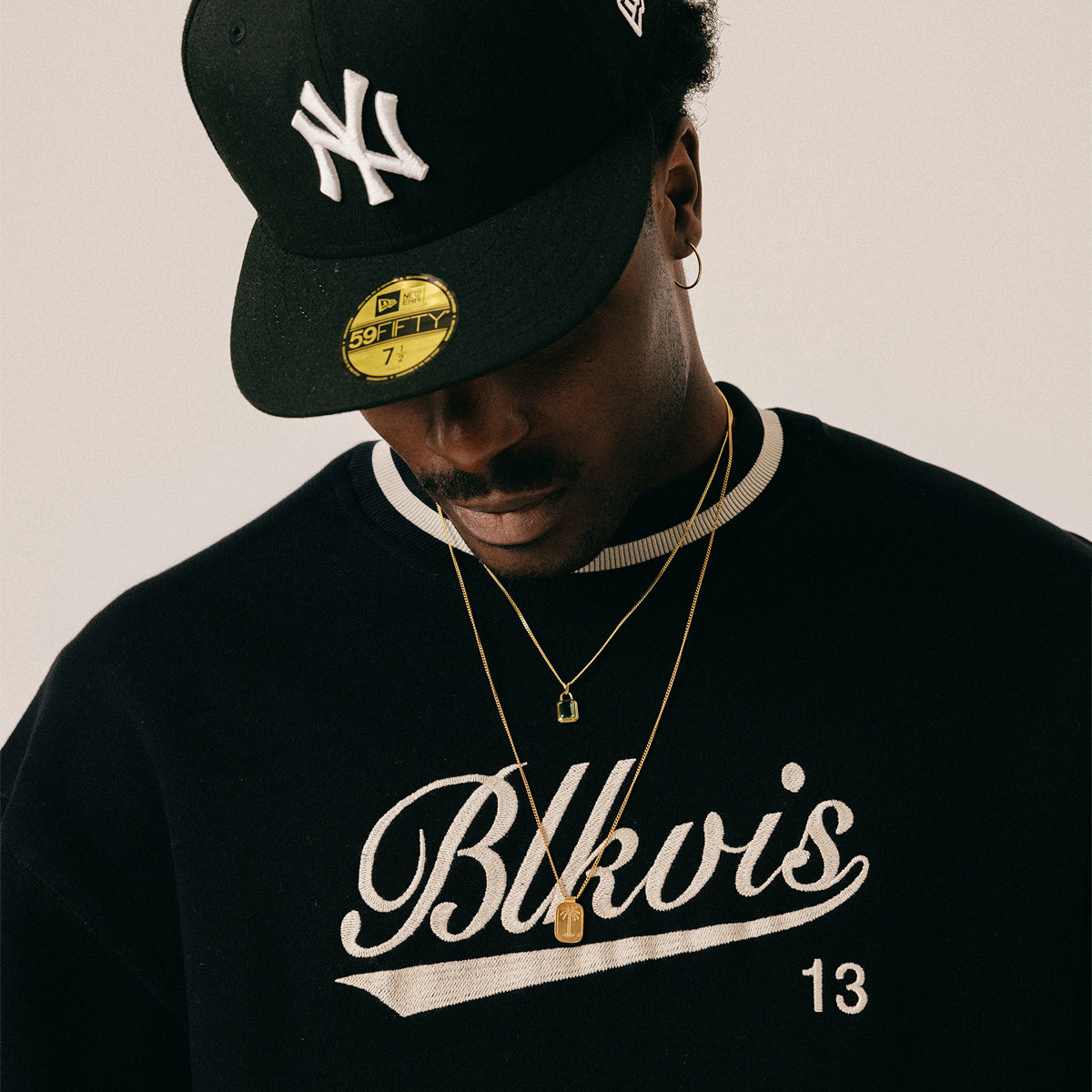 ATHLETICS CREWNECK - BLACK