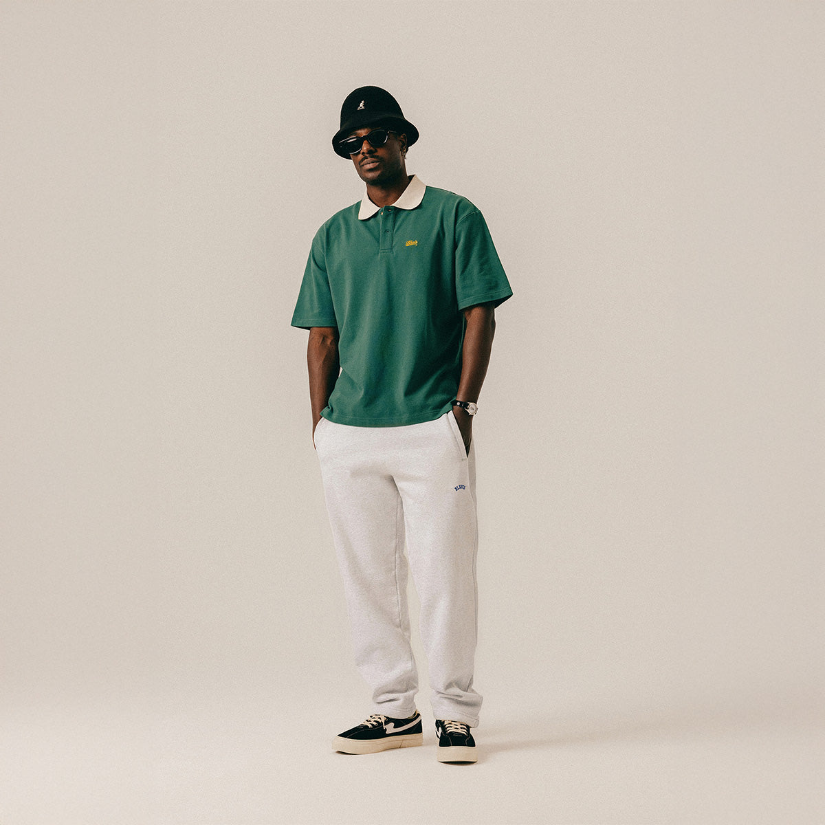 LOGO SWEATPANTS - LIGHT GREY HEATHER