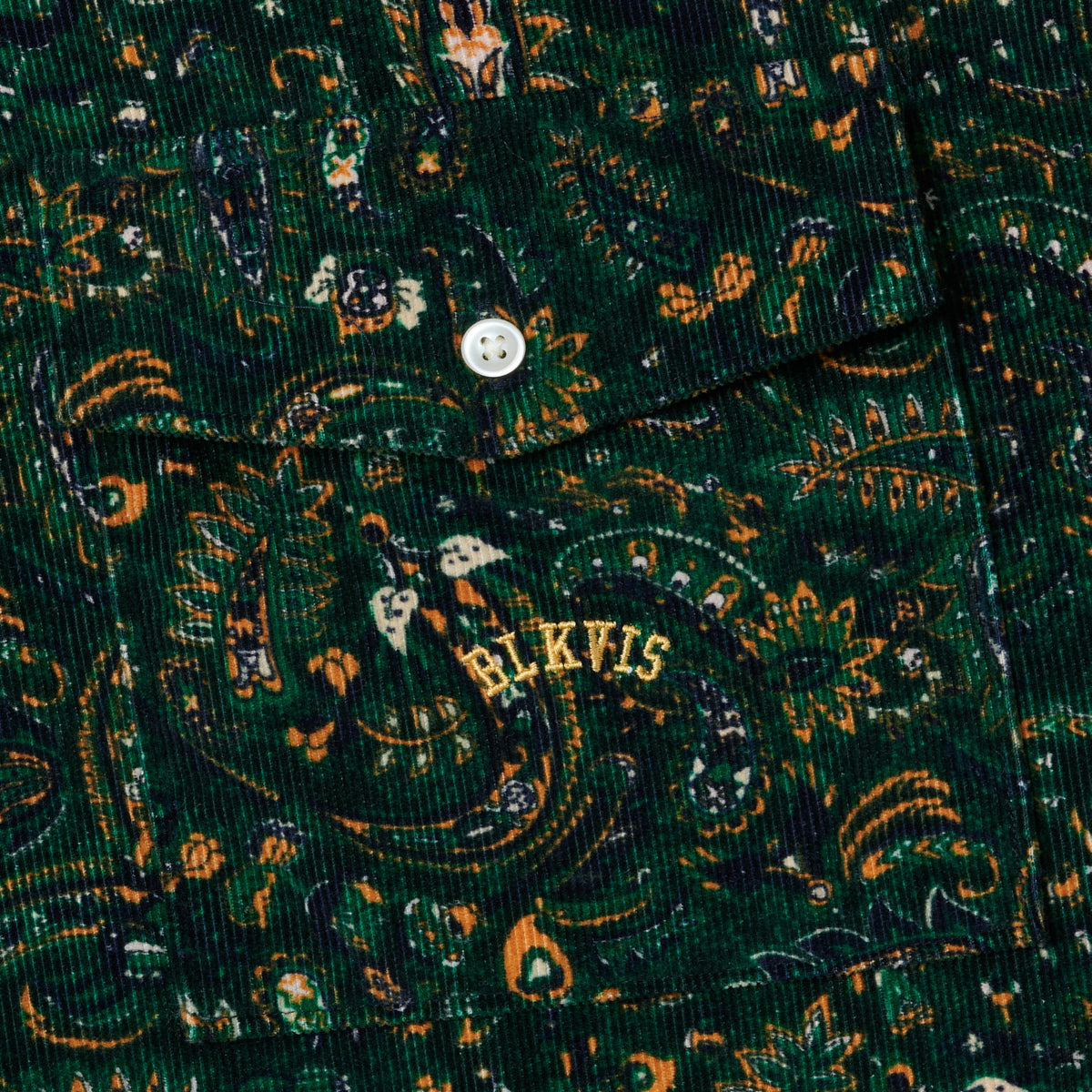 BLKVIS CORUDOY SHIRT - HUNTER GREEN