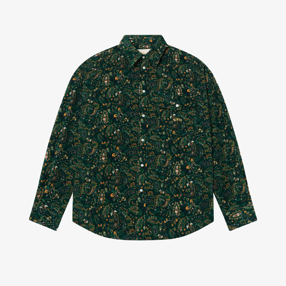 BLKVIS CORUDOY SHIRT - HUNTER GREEN