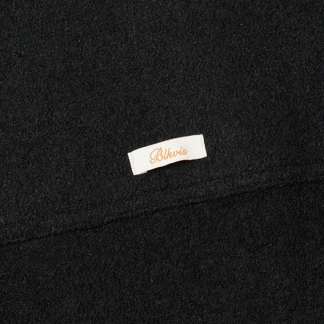 SCRIPT WOOL JACKET - BLACK