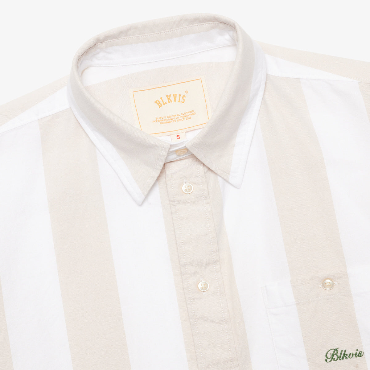 BLKVIS SCRIPT SHIRT - ANTIQUE WHITE