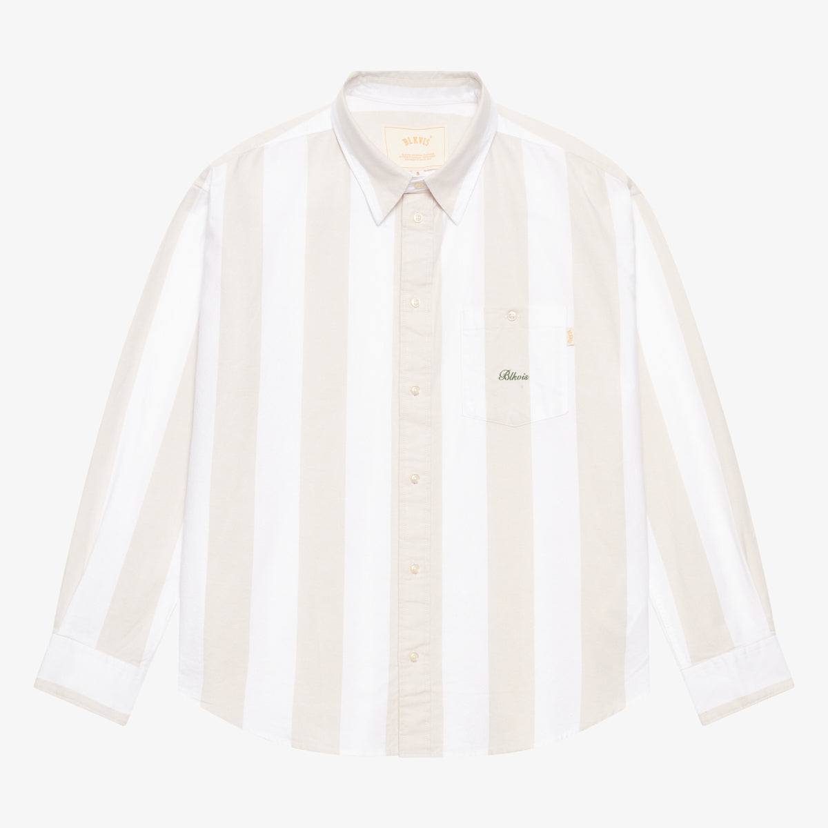 BLKVIS SCRIPT SHIRT - ANTIQUE WHITE