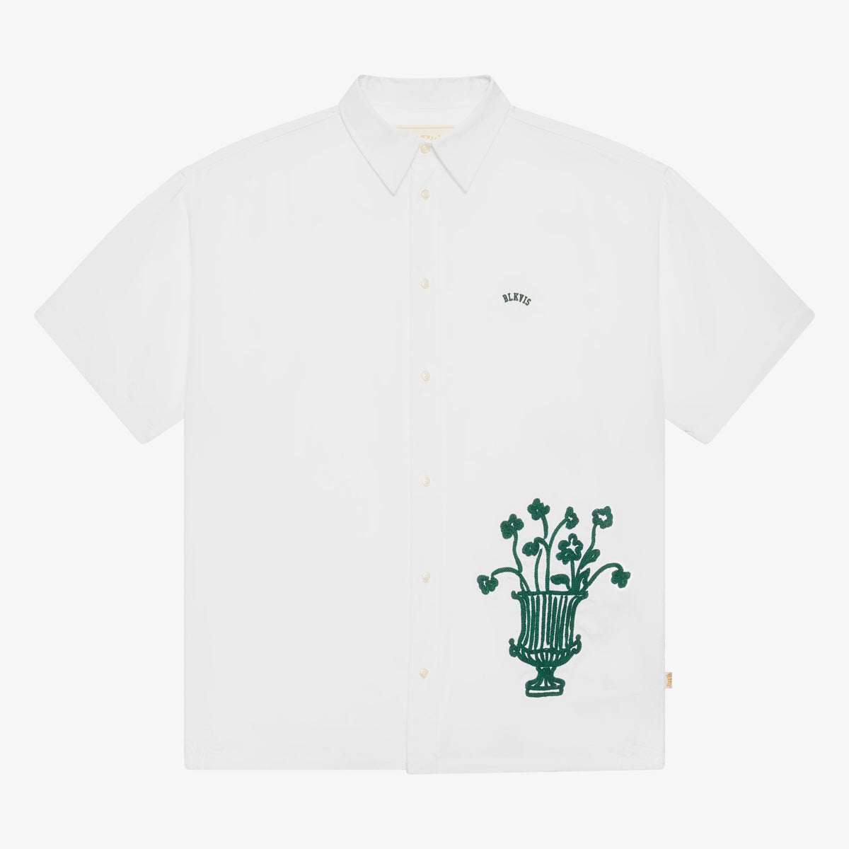 BLKVIS VASO SHORT SLEEVE SHIRT - WHITE