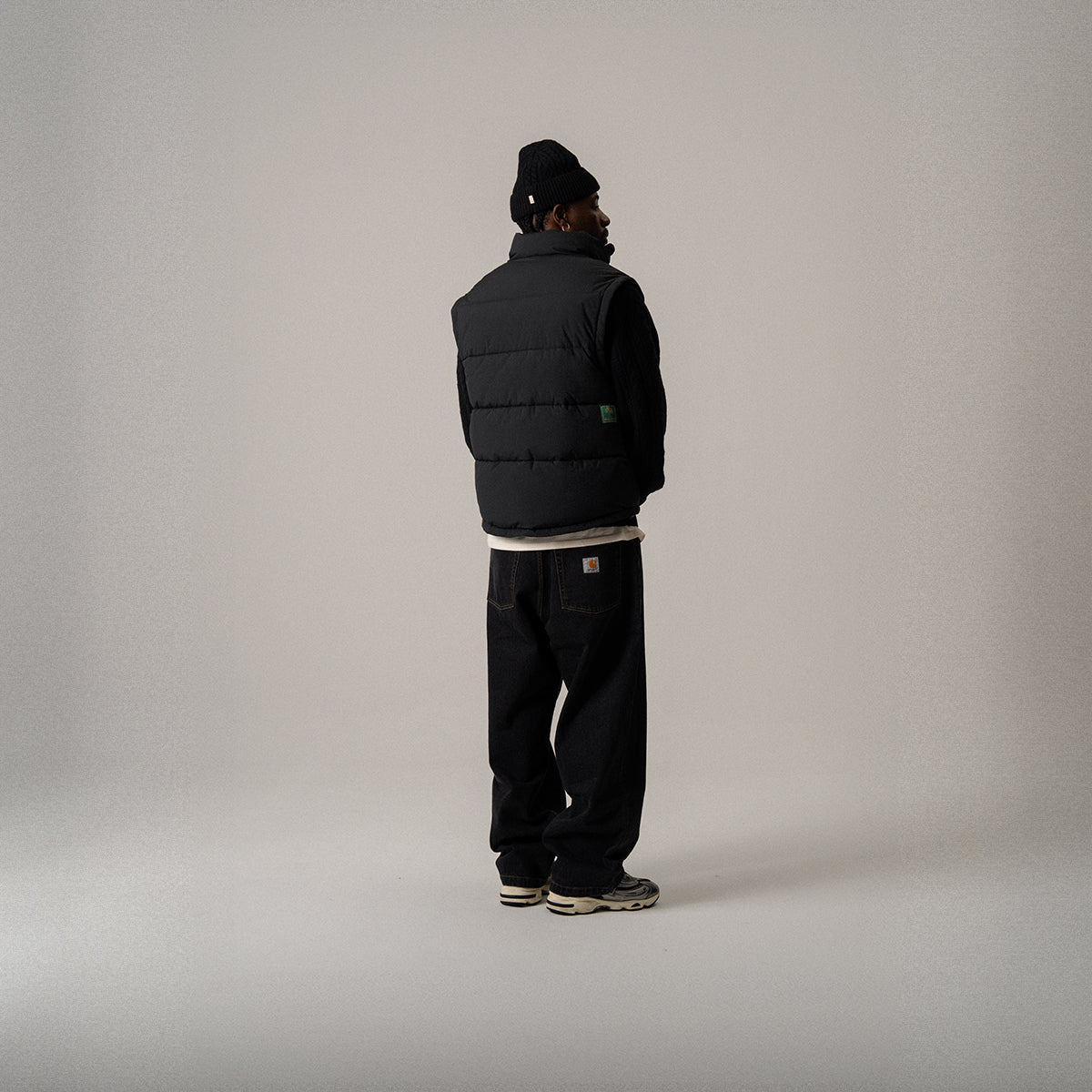 BLKVIS PADDED VEST - BLACK