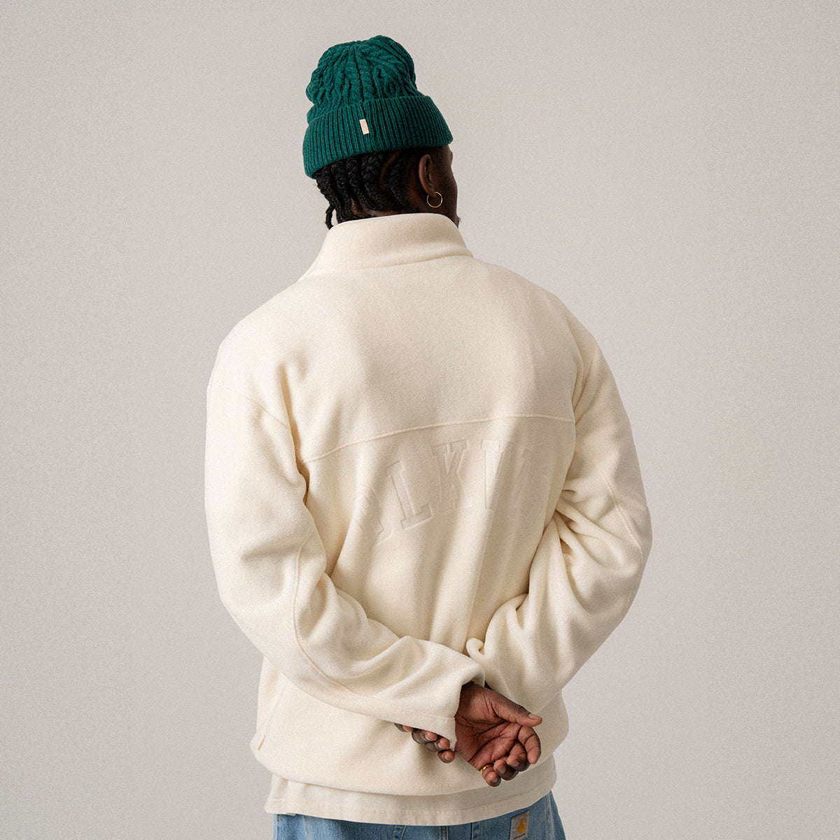 BLKVIS ORIGINALS FLEECE JACKET - ANTIQUE WHITE