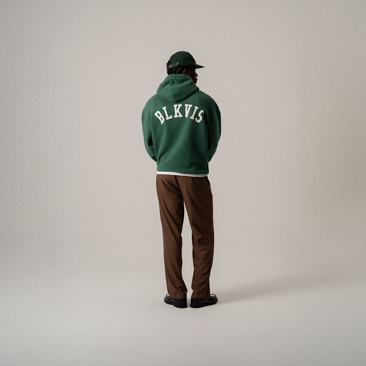 BLKVIS LOGO HOODIE - HUNTER GREEN