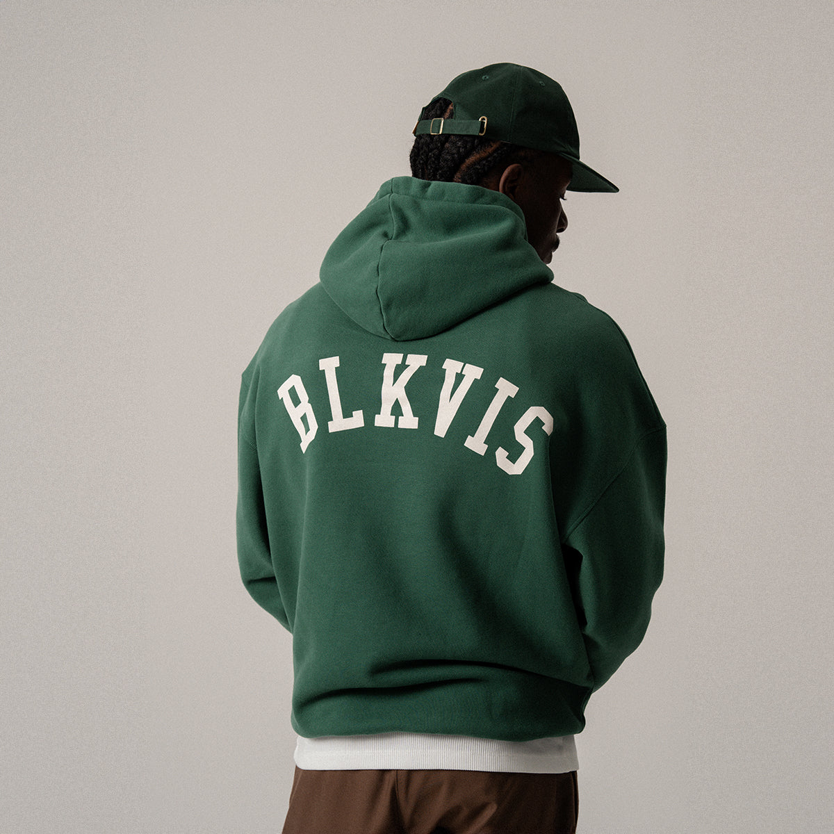 BLKVIS LOGO HOODIE - HUNTER GREEN