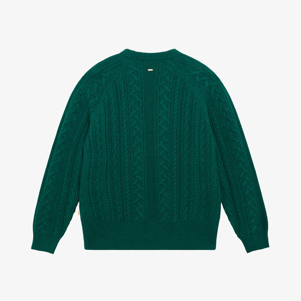 BLKVIS CABLE KNITTED SWEATER - HUNTER GREEN