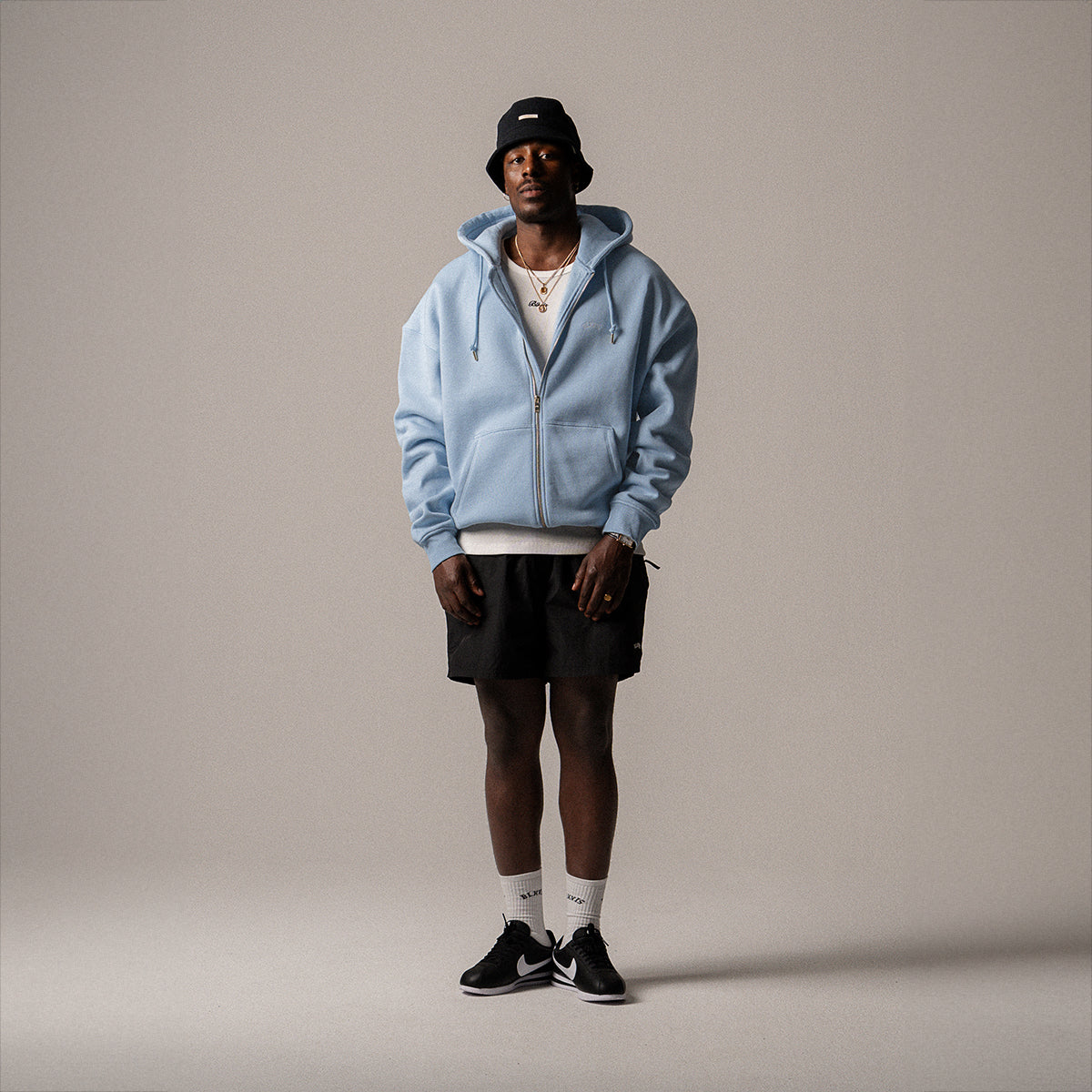 BLKVIS LOGO ZIP HOODY - SKYWAY