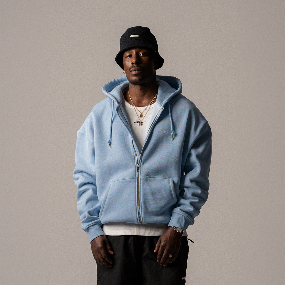 BLKVIS LOGO ZIP HOODY - SKYWAY