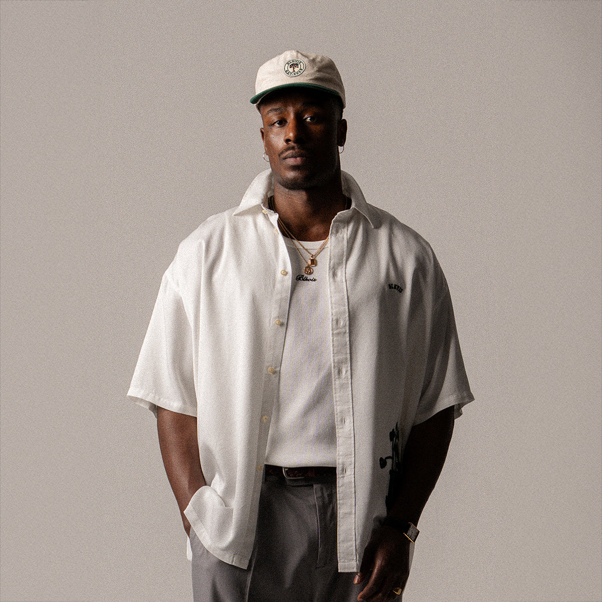BLKVIS VASO SHORT SLEEVE SHIRT - WHITE