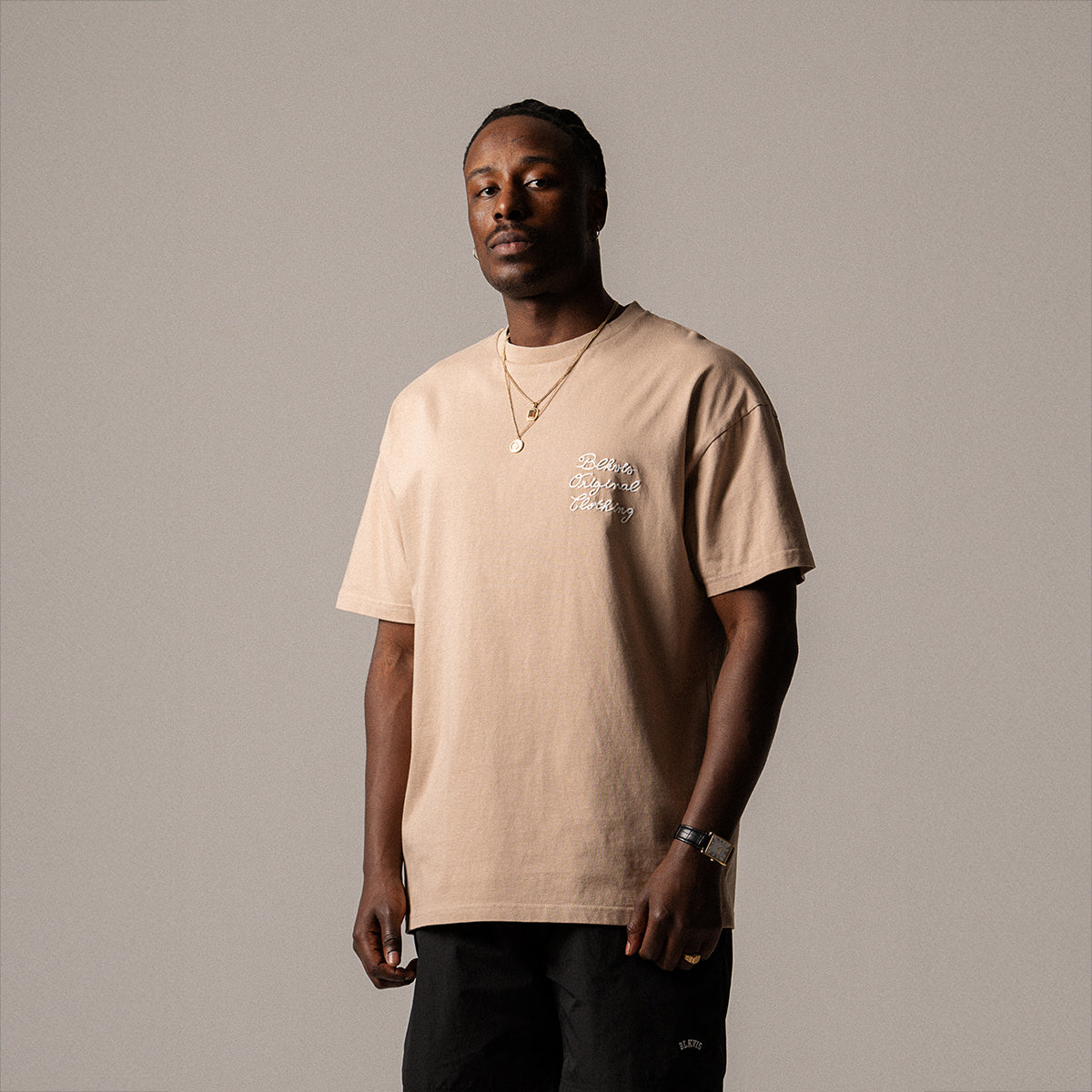 BLKVIS PRIMAVERA TEE - HUMUS
