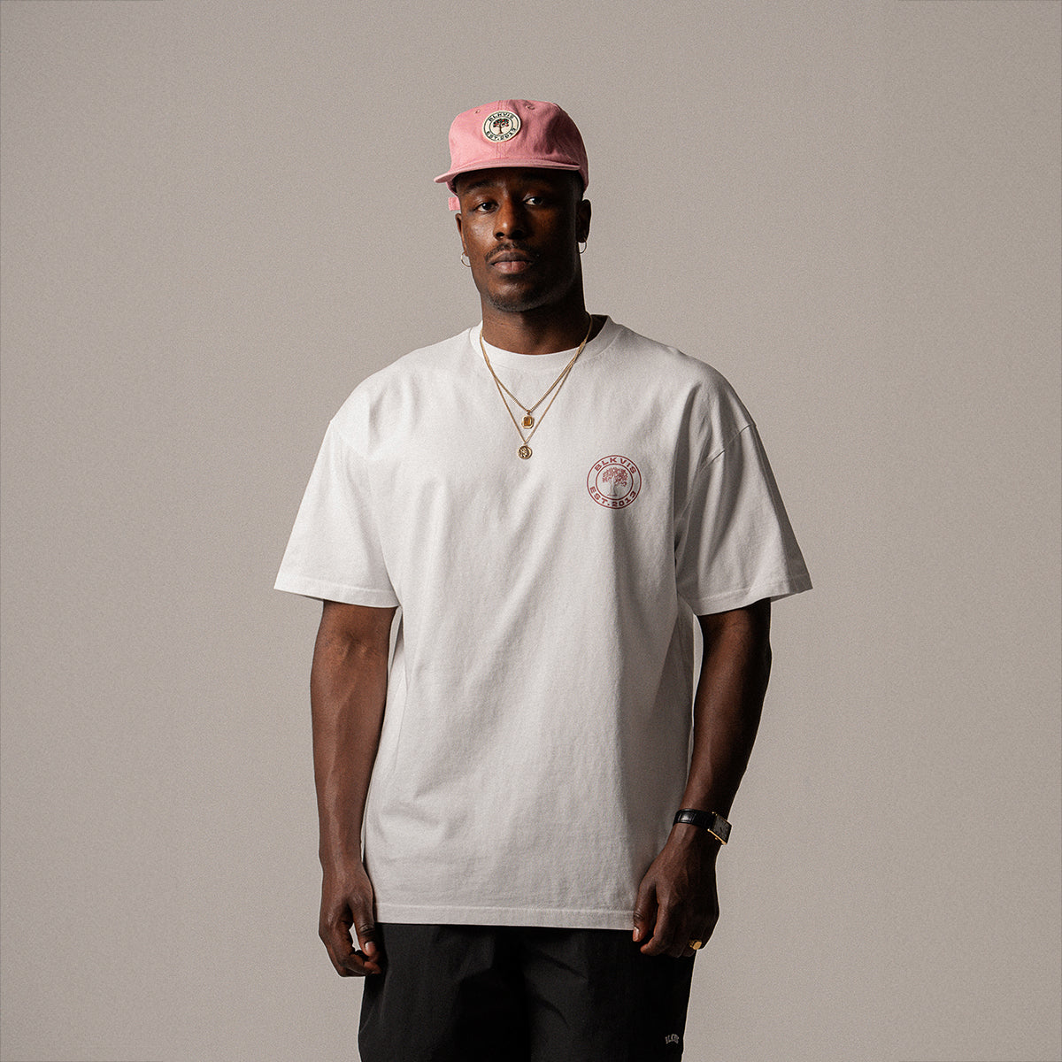 BLKVIS SOURCE TEE - WHITE
