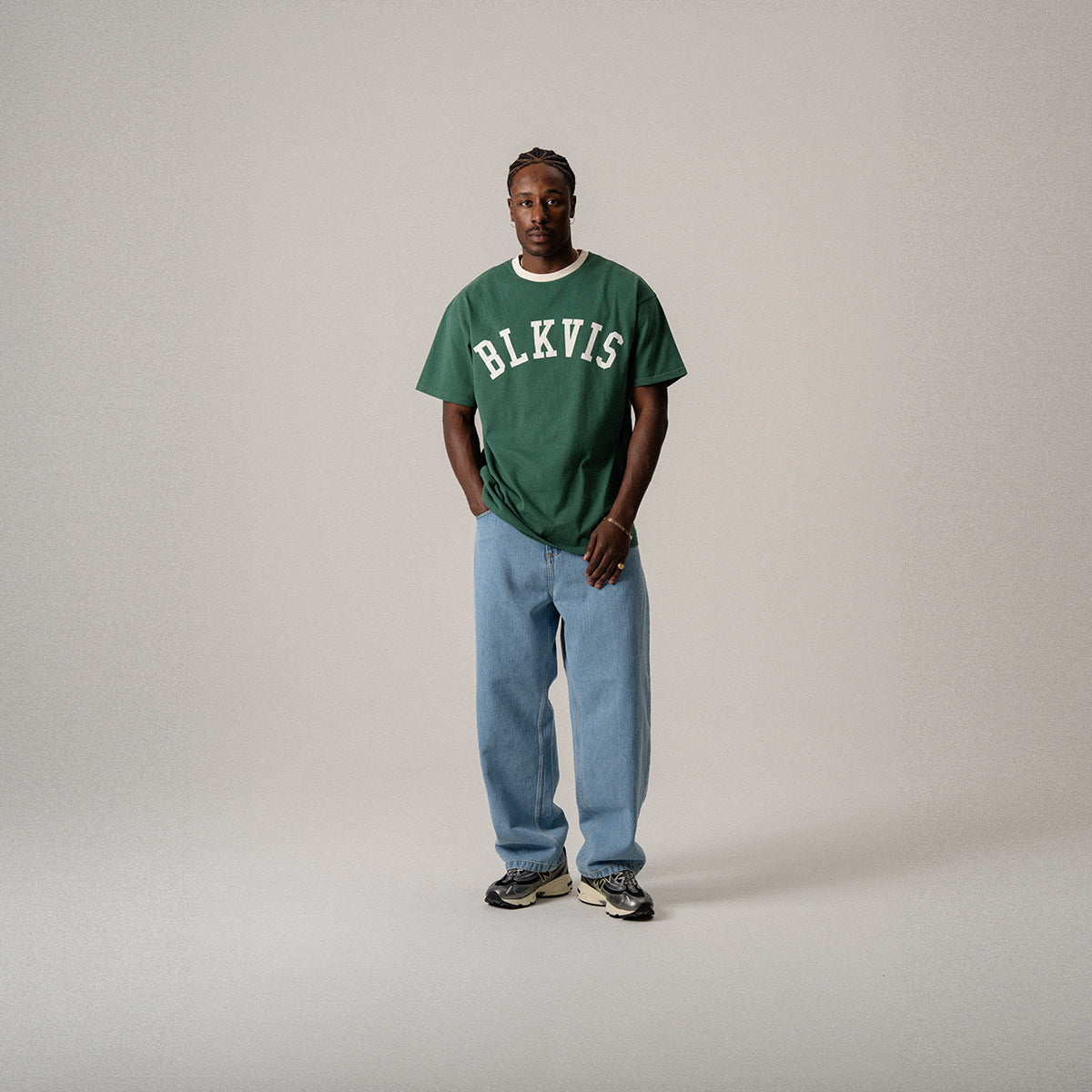 BLKVIS BIG LOGO TEE - HUNTER GREEN