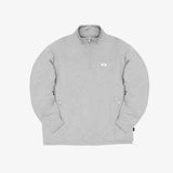 BLKVIS SERIF LOGO HALFZIP - HEATHER GREY