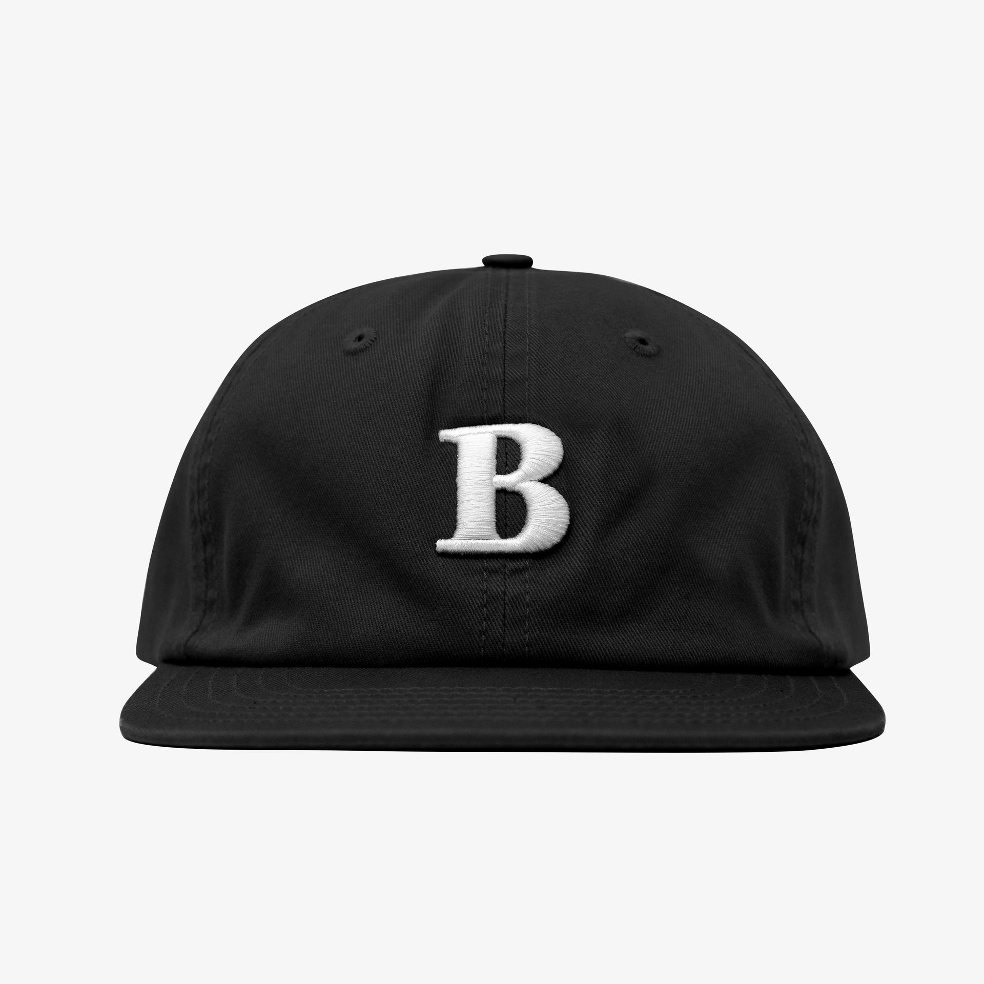 BLKVIS SERIF LOGO CAP - BLACK